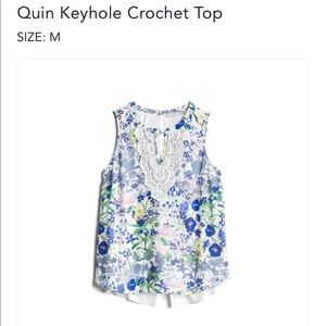 New with tags from Stitch Fix. Medium, floral, sleeveless blouse.